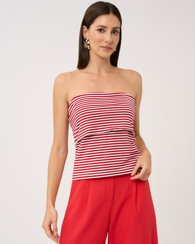 Blusa Crepe Rouge