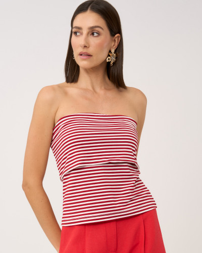 Blusa Crepe Rouge