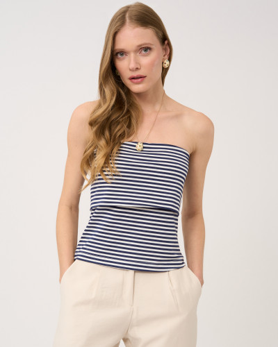 Blusa Crepe Marine