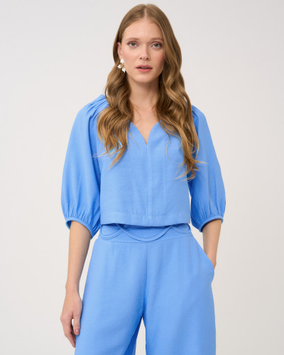 Blusa Fondant Bleu